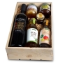 Lin's Farm All-Natural Gift Box with Wine, Honey and Olive Oil - 1
