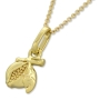 Marina Gold Plated Open Pomegranate Necklace - 2