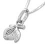 Marina Stainless Steel Open Pomegranate Necklace - 2