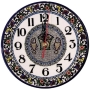 Mosaic Fish Clock (Small). Armenian Ceramic - 1