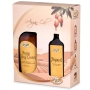 Natural Moroccan Argan Oil Kit: Styling Cream and Anti-Aging Oil - 1