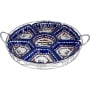 Armenian Ceramic Passover Seder Plate With Basket - 1