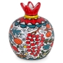 Pomegranate Ceramic with Seven Species Design. Armenian Ceramic (Small)  - 1
