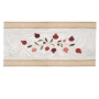 Pomegranates: Yair Emanuel Embroidered Festive Table Cloth (Gold) - 1
