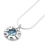 Roman Glass and Silver Arches Necklace - 1
