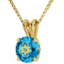 Shema Israel: 24K Gold Plated and Swarovski Stone Necklace Micro-Inscribed with 24K Gold (Deuteronomy 6:4) - 3