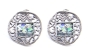  Silver & Roman Glass Earrings - Adaptation - 10th Roman Legion Decoration - 1