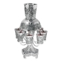 Nickel Wine Fountain with Stand - 8 cups - Jerusalem - 1