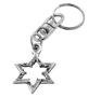 Star of David Key Chain Made From Kassam Rocket - 1