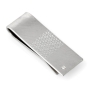 Stars of David: Sterling Silver Money Clip with Diamond Accent - 1