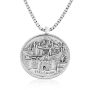 Sterling Silver Old Jerusalem Coin Necklace  - 2
