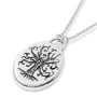 Sterling Silver Tree of Life Necklace - 1