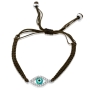 String Kabbalah Bracelet with Swarovski Stones - Evil Eye (Choice of Colors) - 3