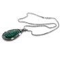 Stunning Eilat Stone and Sterling Silver Necklace - 1