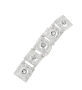  Tallit Clips - Silver and Diamond Look - 1