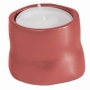 Yair Emanuel Anodized Aluminum Candle Holder (Pink) - 1
