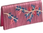Yair Emanuel Embroidered Evening Bag (Clutch) - Pomegranates (Pink) - 1