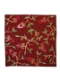  Yair Emanuel Embroidered Pillow Cover - Burgundy - 1