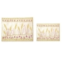 Yair Emanuel Embroidered Tallit and Tefillin Bag Set -Sheaves of Wheat - 1