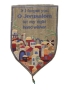  Yair Emanuel Large Shield Tapestry - Remember Jerusalem (English) - Gold - 1