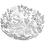 Yair Emanuel Laser Cut Aluminum Bowl - Birds and Pomegranates - 1