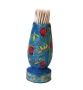  Yair Emanuel Painted Wooden Toothpick Stand - Pomegranates - 1