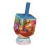 Yair Emanuel Small Wooden Dreidel with Stand -Peace - 1