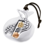 Yealat Chen Silver Plated Wall Hanging - Pomegranate and Blessings - 1