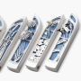 Avi Luvaton Water Flowers Mezuzah Collection: Water Lilies (Choice of Colors) - 5