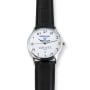 Adi Watches Silver-Plated Israeli Flag Watch With Hebrew Letters - 2