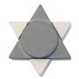 Agayof Design Star of David Travel Shabbat Candle Holders - Color Choice - 8