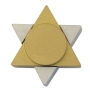 Star of David Travel Candle Holders - Variety of Colors. Agayof Design - 10