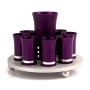 Agayof Design Anodized Aluminum Kiddush Set for 8 - Variety of Colors - 6