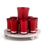Agayof Design Anodized Aluminum Kiddush Set for 8 - Variety of Colors - 7