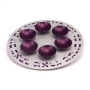 One-Level Seder Plate By Agayof Design (Choice of Colors) - 6