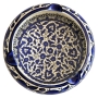  Flowers Ashtray - Blue & White (Round). Armenian Ceramic - 1