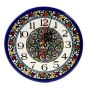  Flowers Clock - Traditional (small). Armenian Ceramic - 1