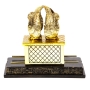 Ark of the Covenant with Jerusalem Gold-Plated Miniature - 1