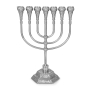 Jerusalem Temple 7-Branch Menorah (Variety of Colors) - 3