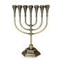 Jerusalem Temple 7-Branch Menorah (Variety of Colors) - 7