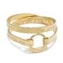 Luxurious 18K Gold-Plated Ana BeKoach Wrap Ring - 8