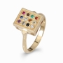 Anbinder Jewelry 14K Yellow Gold Choshen Ring for Women - 2