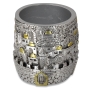 Silver Plated Yahertzeit Candle/Pen Holder - 1