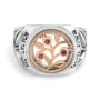 Woman of Valor: Gold and Silver Pomegranates Ring - Proverbs 31:10 - 4