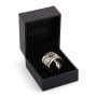 Seven Blessings Silver & Gold Spinning Jewish Wedding Ring - 3