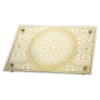 Designer Gold-Plated Challah Board With Shabbat Verses By Dorit Judaica  - 2