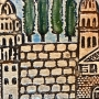 Art in Clay Handmade Jerusalem Ceramic Tile Wall Hanging - 2