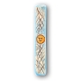 Art in Clay Handmade Date Branches Pattern Ceramic Mezuzah with 24K Gold - 2