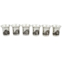 Miniature Nickel Kiddush Cups with Jerusalem Design - Set of 6 - 1