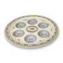 Floral Passover Seder Plate - Choice of Color  - 5